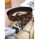 Louis Vuitton LV INITIALES 40MM BELT Damier Ebene High