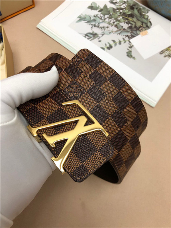 Louis Vuitton LV INITIALES 40MM BELT Damier Ebene High