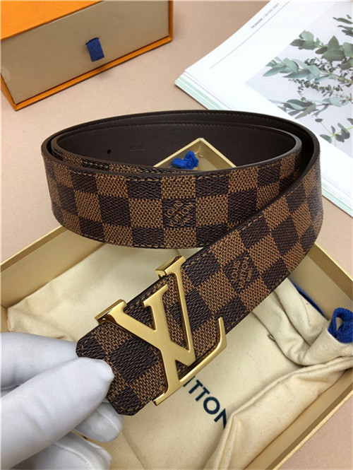 Louis Vuitton LV INITIALES 40MM BELT Damier Ebene High