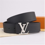 Louis Vuitton LV PYRAMIDE 40MM BELT Leather Dk Grey High