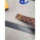 Louis Vuitton LV INITIALES I 40MM BELT Monogram Damier Ebene High