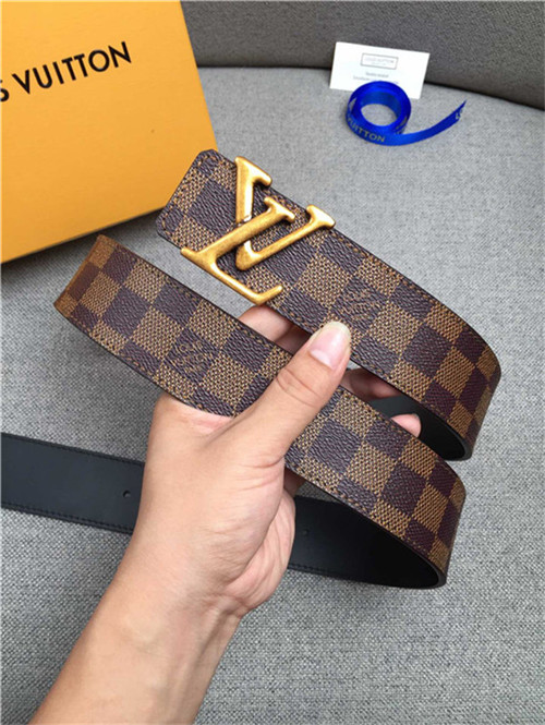 Louis Vuitton LV INITIALES I 40MM BELT Monogram Damier Ebene High