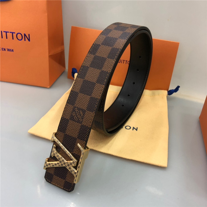 Louis Vuitton LV INITIALES Damier 40MM BELT Damier Ebene High