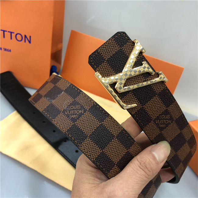 Louis Vuitton LV INITIALES Damier 40MM BELT Damier Ebene High