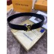 Louis Vuitton LV INITIALES II 40MM BELT Leather High