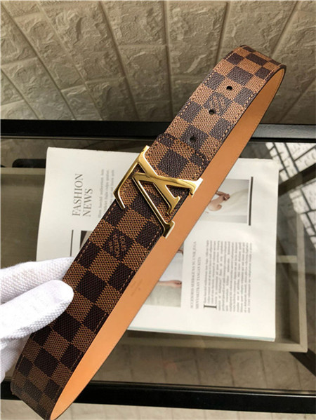 Louis Vuitton LV INITIALES 40MM BELT Damier Ebene High