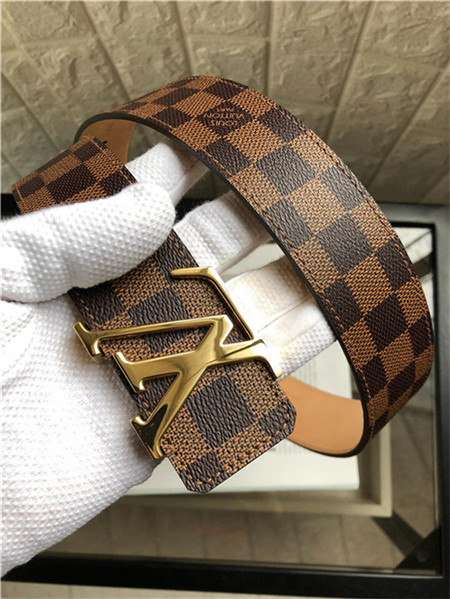 Louis Vuitton LV INITIALES 40MM BELT Damier Ebene High