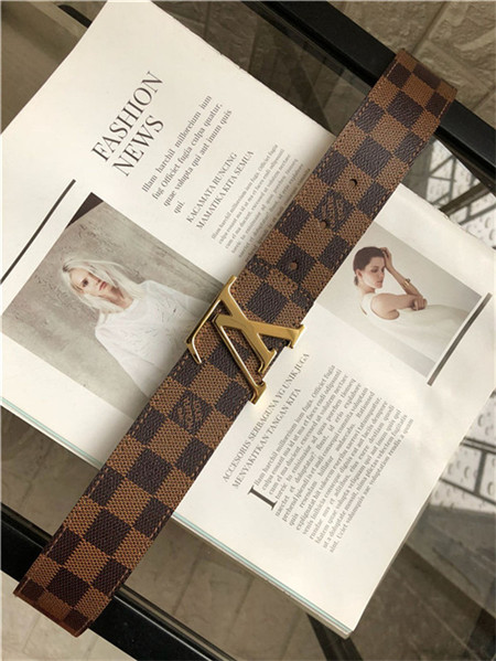 Louis Vuitton LV INITIALES 40MM BELT Damier Ebene High