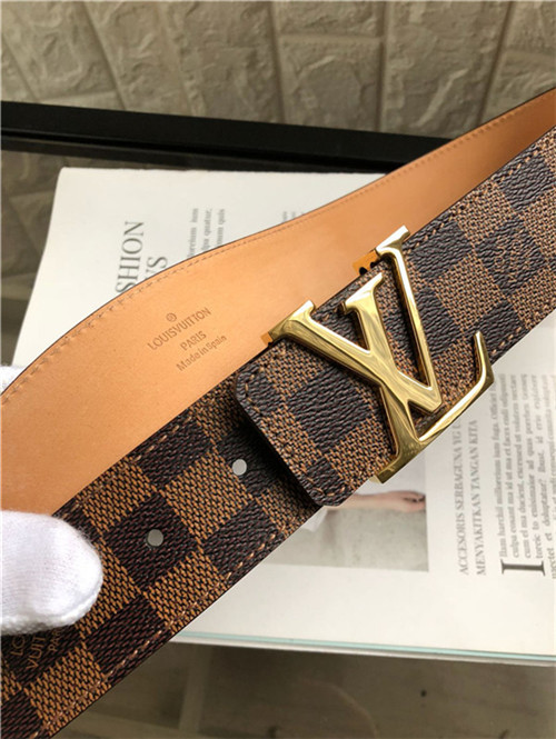 Louis Vuitton LV INITIALES 40MM BELT Damier Ebene High