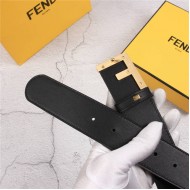 Fendi Leather Belt 38mm F Buckle in High