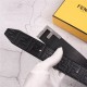 Fendi Leather Belt 38mm F Buckle High