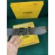 Fendi FF Leather Belt 38mm FF Buckle High