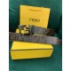 Fendi FF Leather Belt 38mm FF Buckle High