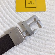 Fendi Leather Belt 34mm FF Buckle Togo High