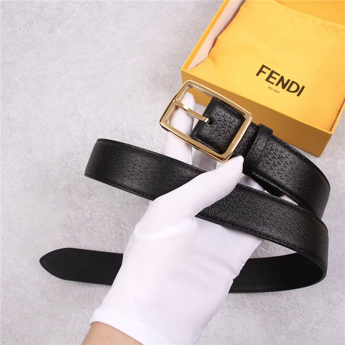 Fendi Leather Belt 35mm Pin Buckle High