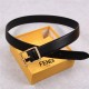 Fendi Leather Belt 35mm Pin Buckle High