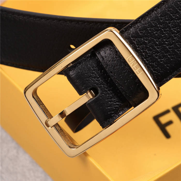 Fendi Leather Belt 35mm Pin Buckle High