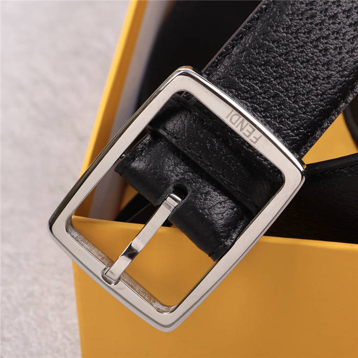 Fendi Leather Belt 35mm Pin Buckle High