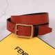 Fendi FF Leather Belt 35mm Pin Buckle High