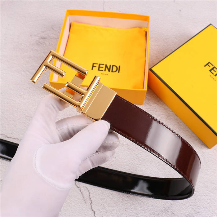 Fendi Shiny Reversible Belt 35mm FF Buckle High