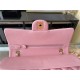 Medium CLASSIC HANDBAG Lambskin Pink Gold Metal A