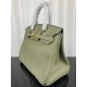 Hermes Birkin 25/30/35cm Bag Togo Leather In Sage Green WAX High