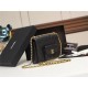 Chanel Wallet on Chain AP2829 Grained Calfskin Black Gold Metal A