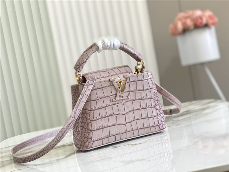 Louis Vuitton Capucines Mini Crocodile N94227 High