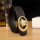 Versace Medusa Round Buckle Leather Belt 38mm High