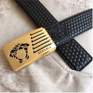 Versace LOGO Leather BELT 39mm High