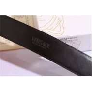 Versace MEDUSA EMBOSSED GRECA LEATHER BELT 40mm High