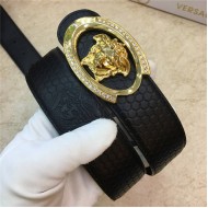 Versace MEDUSA LEATHER BELT 38mm High