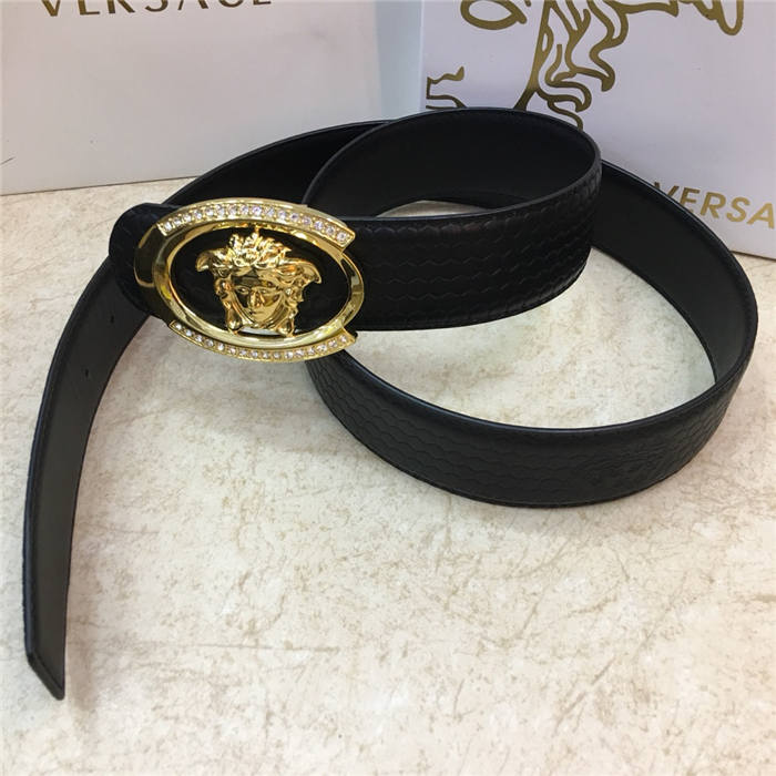 Versace MEDUSA LEATHER BELT 38mm High