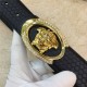 Versace MEDUSA LEATHER BELT 38mm High