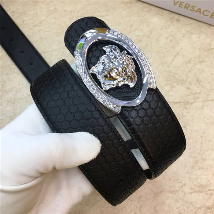 Versace MEDUSA LEATHER BELT 38mm High