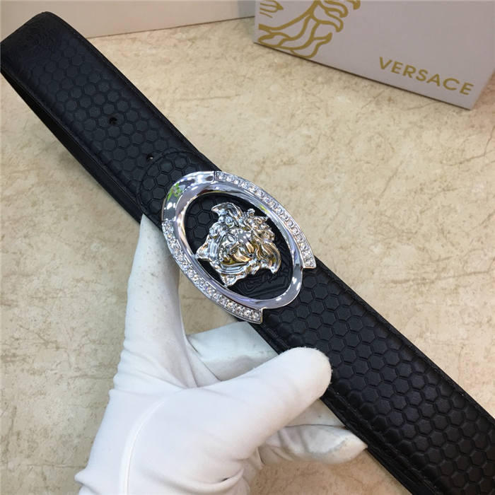 Versace MEDUSA LEATHER BELT 38mm High