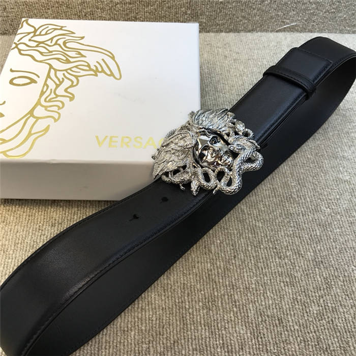 Versace MEDUSA LEATHER BELT 38mm High