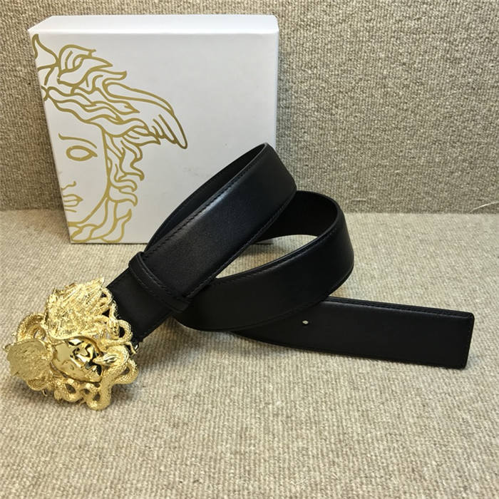 Versace MEDUSA LEATHER BELT 38mm High