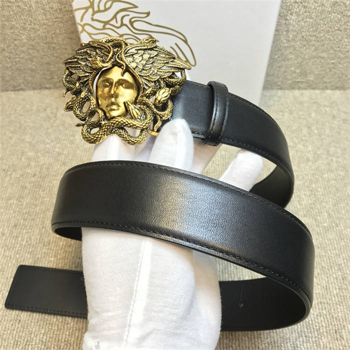 Versace MEDUSA LEATHER BELT 38mm High