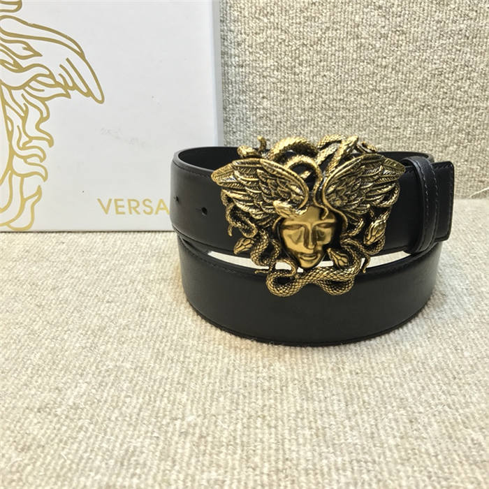 Versace MEDUSA LEATHER BELT 38mm High