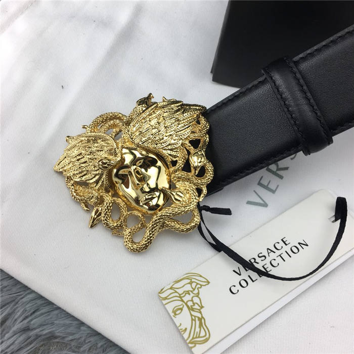 Versace MEDUSA LEATHER BELT 38mm High