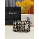 Chanel 19 Flap Bag Tweed Gold-Tone Houndstooth Black-White High