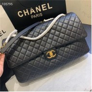 Chanel Timeless XXL Gold Metal Black High