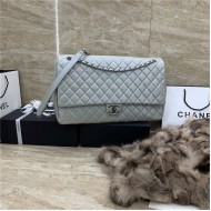 Chanel Timeless XXL Grey Blue High