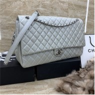 Chanel Timeless XXL Grey Blue High