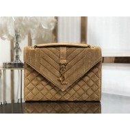 ENVELOPE MEDIUM BAG IN SUEDE Camel High