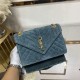 ENVELOPE MEDIUM BAG IN SUEDE Blue High