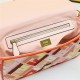 Fendi BAGUETTE Canvas Bag Embroidered FF Mid