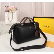 Fendi BY THE WAY MEDIUM Black leather Boston bag