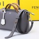 Fendi BY THE WAY MEDIUM Grey leather Boston bag